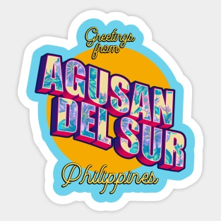 Greetings from Agusan del Sur Philippines! Sticker